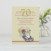 Rétro invitation de voiture (Debout devant)