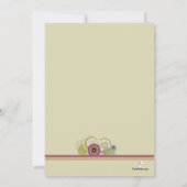 Rétro invitation de voiture (Dos)