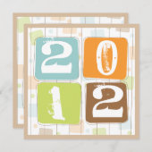 Rétro invitation géniale de partie d'Ève de (Devant / Derrière)