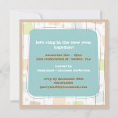 Rétro invitation géniale de partie d'Ève de (Dos)