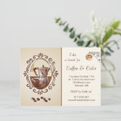 Rétro invitation nostalgique de partie de (Debout devant)