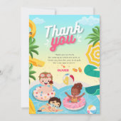 Retro : invitation pour un 5ème anniversaire (Devant)