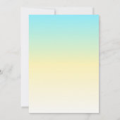 Retro : invitation pour un 5ème anniversaire (Dos)