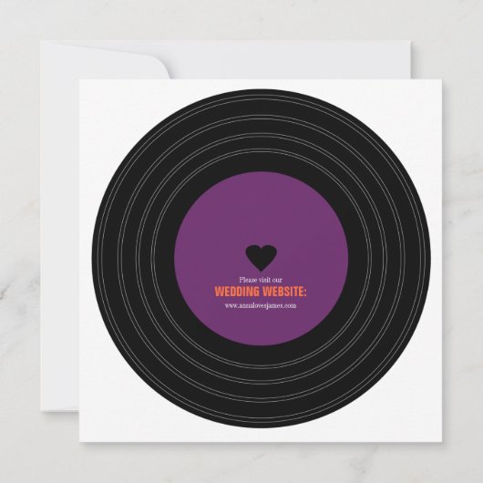 Rétro invitation record (Dos)