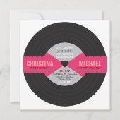 Rétro invitation record (Devant)