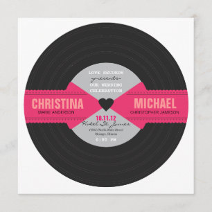 Rétro invitation record