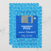 Rétro invitation souple fait sur commande de (Devant / Derrière)