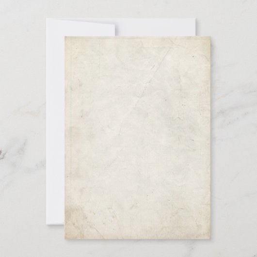 Rétro invitation vintage de fête (Dos)