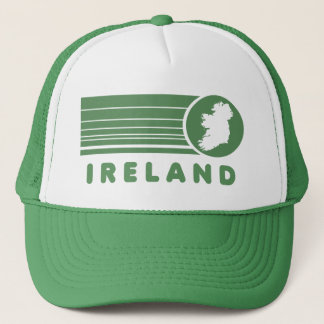 Retro Ireland Green Trucker Hat Pet