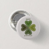 Retro Irish Celtic Shamrock St Patrick's Day Ronde Button 3,2 Cm (Voorkant /achterkant)