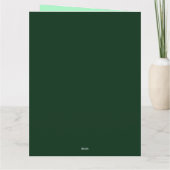 Retro  Irish Coffee Hot Drink om te gaan Kaart (Achterkant)