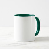 Retro  Irish Flag Mok, Ierland Print Coffee Mok (Voorkant rechts)