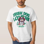 Retro Irish Hondenliefhebbers – Irish Hondenliefhe T-shirt (Voorkant)