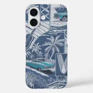 Retro Island Cruiser iPhone 16 Hoesje
