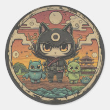 Retro Island vrienden: Ninja Cat Crew