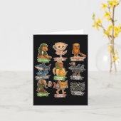 Retro Italiaans Brainrot Meme Grappig Alle Brainro Kaart (Gele Bloem)