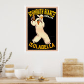  Retro Italy vermouth adverteren Poster (Keuken)