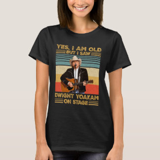Retro Ja, ik ben oud, maar ik zag Dwight Yoakam op T-shirt