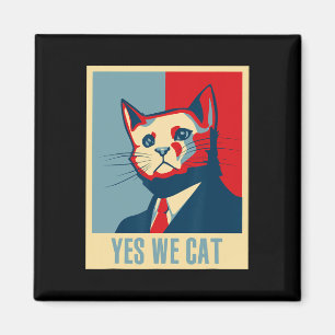 Retro Ja Wij Katten Grappige Kat Liefhebber Huisdi Magneet