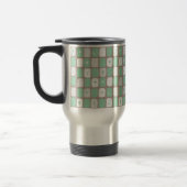 Retro Jade Starbursts Acier Inoxydable Travel Mug (Gauche)