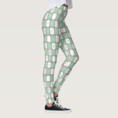 Retro Jade Starbursts Leggings (Droite)