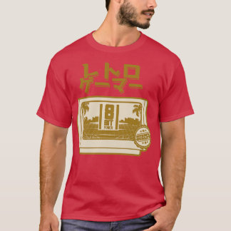 Retro Japans 8bit Golden T-shirt