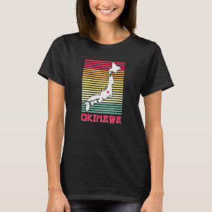 Retro Japans Eiland en Okinawa T-shirt
