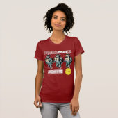 Retro Japanse Speelgoed Robot Advertisement T-shirt (Voorkant volledig)