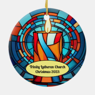 Retro jaren 60 Kaars Herdenking Keramisch Ornament