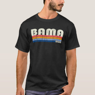 Retro jaren 70 80 Stijl Bama Nigeria T-shirt