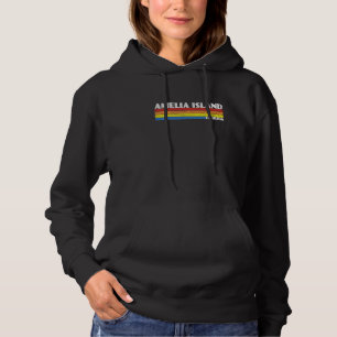 Retro jaren 80 Amelia Island Florida FL Souvenir Hoodie