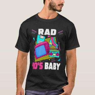 Retro jaren '90 Rad Baby Esthetische Nostalgie jar T-shirt