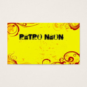 Rétro jaune au néon