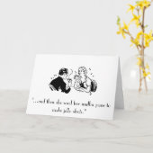 Retro Jello Tirages Humour carte d'anniversaire (Fleur jaune)