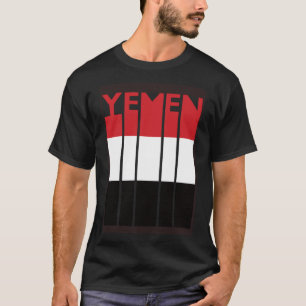 Retro Jemenitische Souvenir  vlag Jemen T-shirt