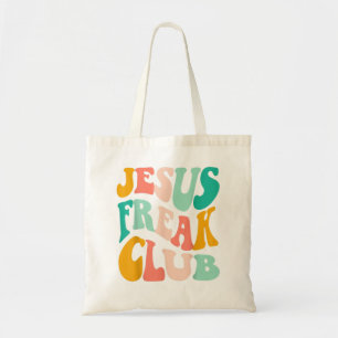 Retro Jesus-Freak Club Bible Verse Jesus-Lover Emp Tote Bag