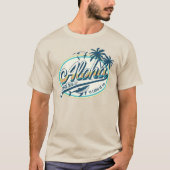 Retro "Jesus houdt van je" Hawaiian T-Shirt (Voorkant)
