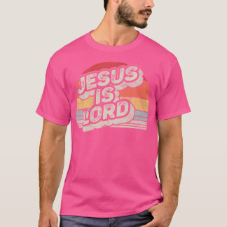 Retro Jesus is het Christelijke geloof van de Hee T-shirt