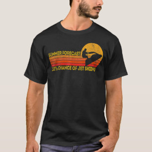 Retro Jet Ski 100 Kans van Jetskiën Jet Skier VI T-shirt