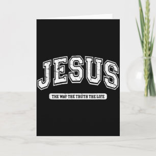 Retro Jezus De Weg De Waarheid Het Leven Design Kaart