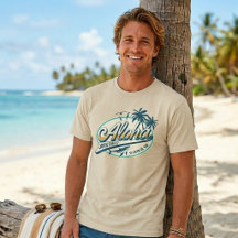 Retro "Jezus houdt van je" Hawaiaans T-shirt