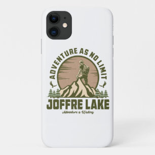 Retro Joffre Lake Wandeltocht iPhone 11 Hoesje