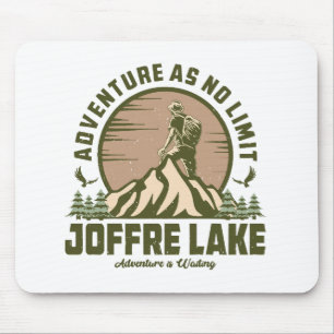 Retro Joffre Lake Wandeltocht Muismat