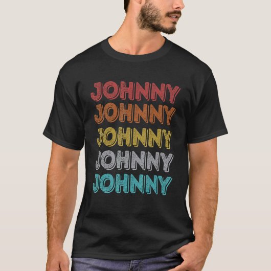 Retro  Johnny T-shirt (Voorkant)