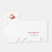 Retro Jolly Old Santa Claus Kerstmis Bedankdoosjes (Uitgevouwen)