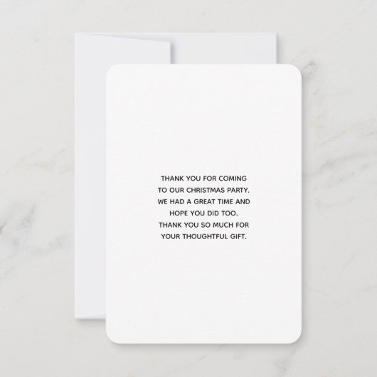 Retro Jolly Old Santa Claus Kerstmis Bedankkaart (Achterkant)