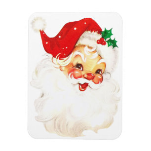  Retro Jolly Old Santa Claus Kerstmis Magneet