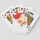  Retro Jolly Old Santa Claus Kerstmis Pokerkaarten (Achterkant)