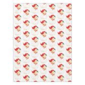 Retro Jolly Oude Kerstman Xmas Patroon Tafelkleed (Voorkant)