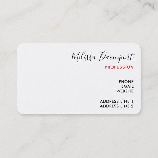 Retro  Jolly Santa Claus Kerstmis Visitekaartje (Achterkant)